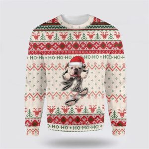 American Bulldog Scratch Ugly Christmas…