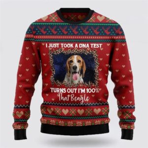 Beagle Christmas Dog Ugly Sweaters 3D