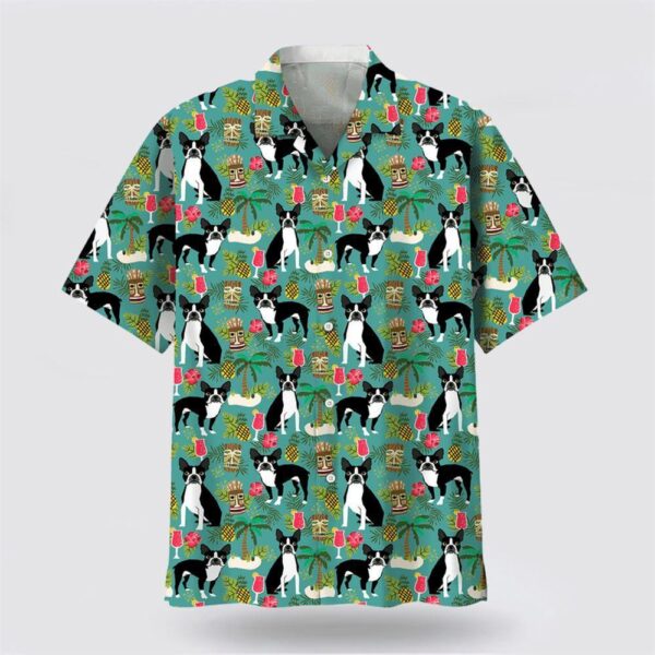 Boston Hawaiian Beach Hawaiian Shirt