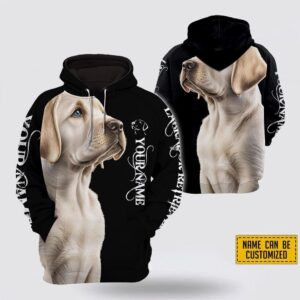 Personalized Name Labrador Retriever All Over Print Hoodie Shirt